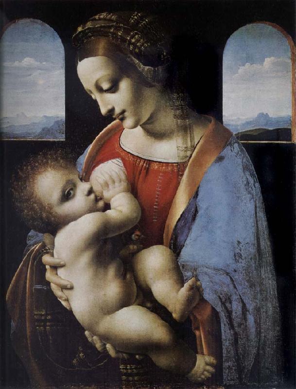 LEONARDO da Vinci Madonna and Child oil painting image